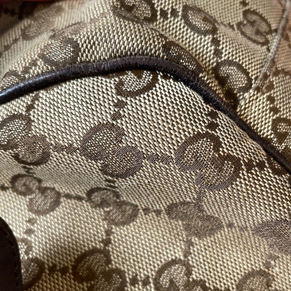 EUC Gucci GG Canvas Sukey Satchel - Picture 10 of 16